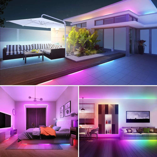 Luces LED RGB 5M – Transforma tu habitación en segundos 🔥